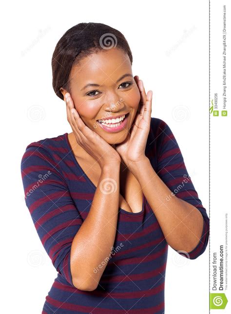 cute black woman stock photo image  ethnicity attractive