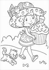 Strawberry Coloring Shortcake Erdbeer Moranguinho Fragolina Fresa Tarta Fresita Gateau Rosita Mewarnai Dolcecuore Fraises Disegni Tegninger Malvorlagen Fargelegge Fraise Kartun sketch template
