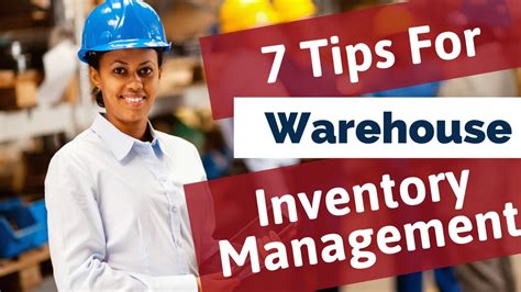 tips  warehouse inventory management youtube