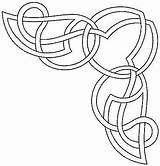 Celtic Corner Patterns Designs Embroidery Knots Pattern Coloring Choose Board sketch template