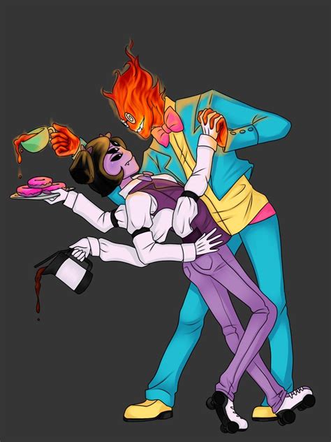 Underswap Grillby And Muffet