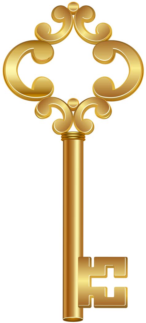 gold key png   cliparts  images  clipground