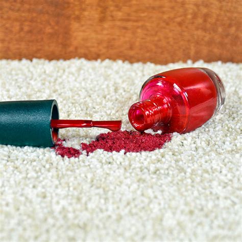 carpet cleaning hacks  homeowners   nail polish