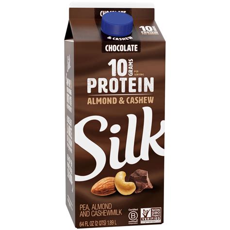 silk chocolate protein nut milk shop milk