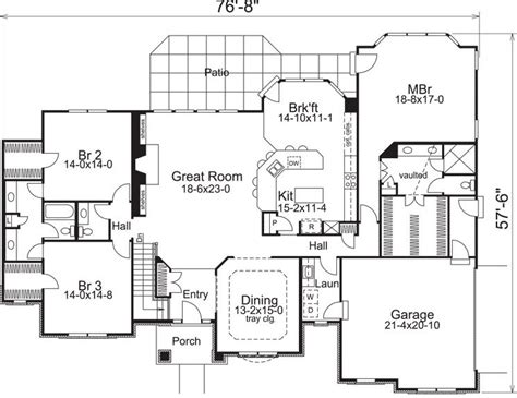 bedroom  bath ranch house plan alp gb chatham design group
