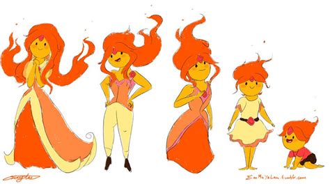 ages of flame princess by on deviantart adventure time
