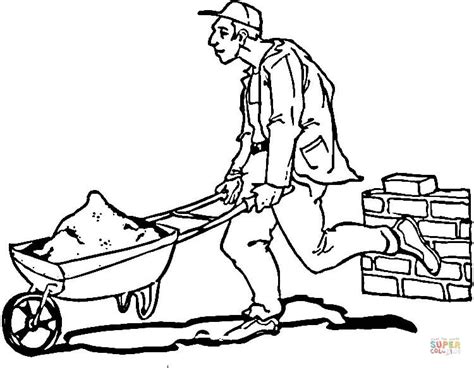 builder coloring page  printable coloring pages