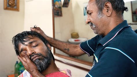 reiki master s father giving an amazing neck cracking head massage