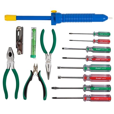 professional electronics tool kit proskit   tool kits