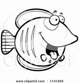 Butterfly Fish Coloring Pages Hungry Drooling Butterflyfish Clipart Cartoon Cory Thoman Outlined Vector Getcolorings Color Getdrawings sketch template