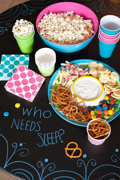 slumber party foods images slumber parties party sleepover party