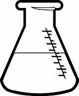 Science Chemistry Clipart Beaker Coloring Flask Chemical Line Jar Drawing Template Substance Transparent Clip Pages Party Scientist Fair Kids Getdrawings sketch template