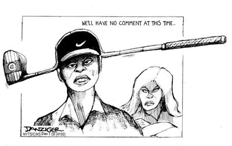 December 2 2009 Tiger Woods Scandal Danziger Cartoons