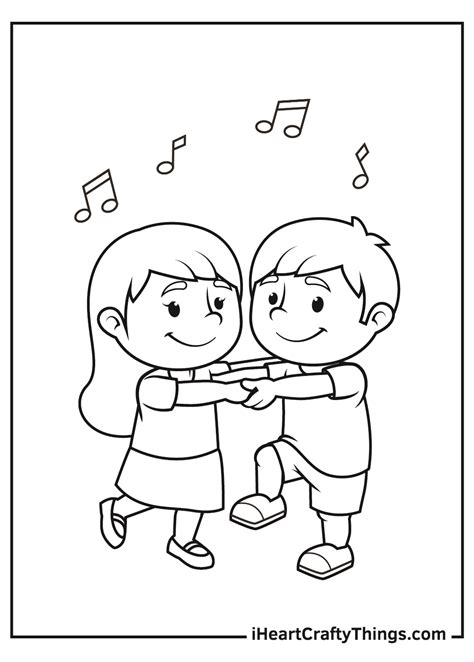 dance coloring pages updated