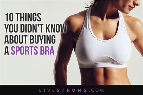 10 Things You Didn T Know About Buying A Sports Bra Livestrong