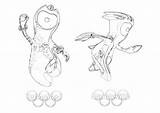 Olympic Mascots Mascot Colouring Pages sketch template