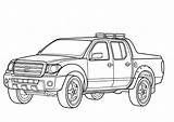 Coloring Pages Truck Police Pickup Trucks Printable Fresh Color Getcolorings Print sketch template