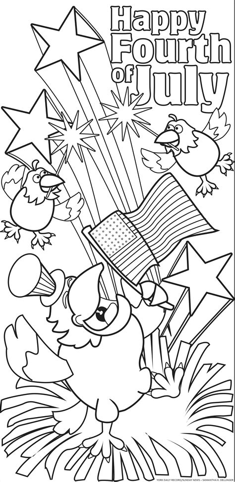 coloring pages july