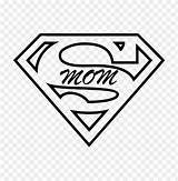 Mom Super Logo Coloring Superman Printable Transparent Decal Background Supermom Toppng sketch template