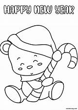 Year Coloring Pages Happy Cute Wonder sketch template