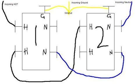 quad receptacle wiring question fine homebuilding