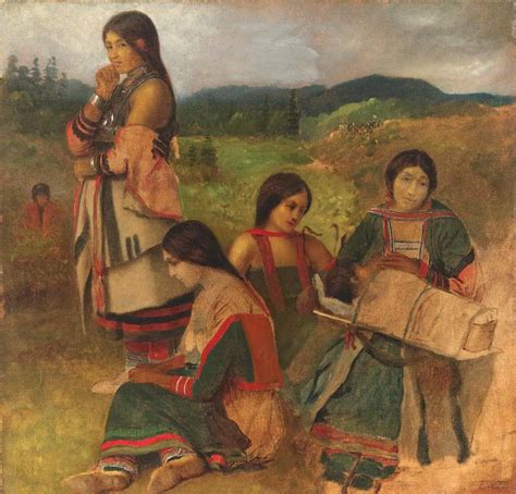 Ojibwe Women 1856 57 Oil On Canvas St Louis County Historical