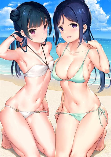 Hentai 34 Image 1433 2girls Armpits Bandeau Barefoot