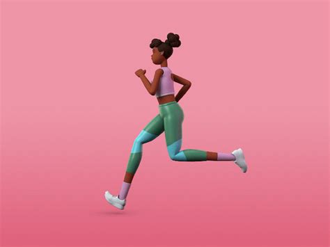 Spring Park Run By R A D I O On Dribbble 2d Character Animation