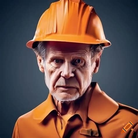 Portrait Of A Mature Man In An Engineers Uniform On Craiyon