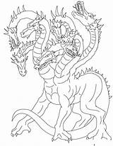 Dragon Coloring Pages Chinese Printable Kids Color Colouring Hydra sketch template