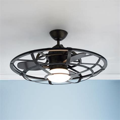 collection  outdoor caged ceiling fans  light