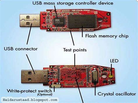 usb mass storage internal components explanation electrical  electronic  learning tutorials