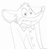 Stilton Geronimo Coloring Pages Cartoons Duck Minnie Donald Mickey Mouse Color sketch template