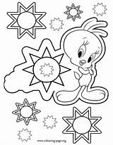 Coloring Tweety Pages Bird Star Future Movie Colouring Disney Printable Books Popular Q1 sketch template