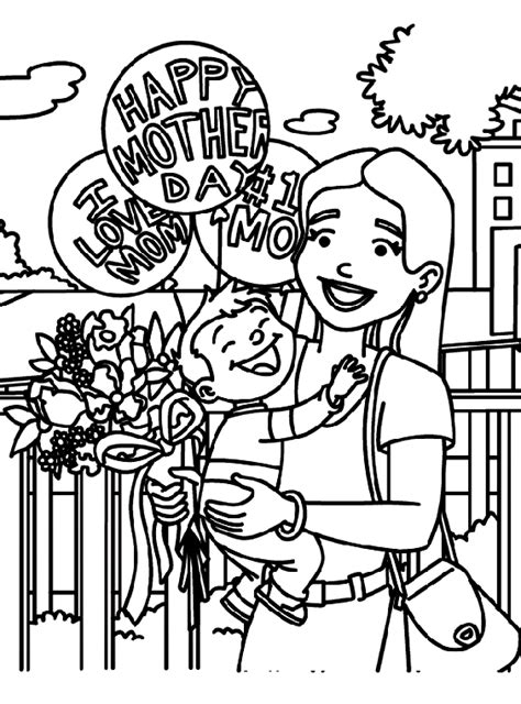 coloring pages   mom coloring pages