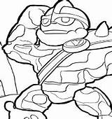 Skylanders Crusher Wildfire Pages Coloring Coloringpagesonly sketch template
