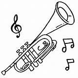 Coloring Trumpet Kolorowanki Instrumenty Muzyczne Instrument Darmowe Trabka Trąbka Colorare Musicali Dzieci Strumenti Searchlock sketch template