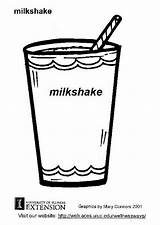 Milkshake Coloring Pages Printable 875px 67kb Edupics sketch template