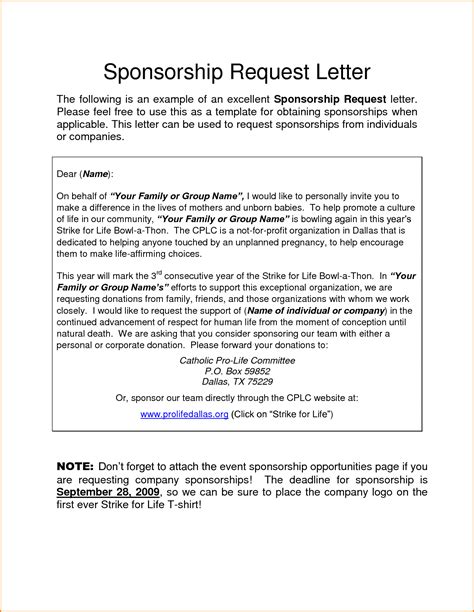 sponsorship letter sample mple request letters requesting scholarship