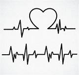 Heartbeat Ekg Pulse sketch template