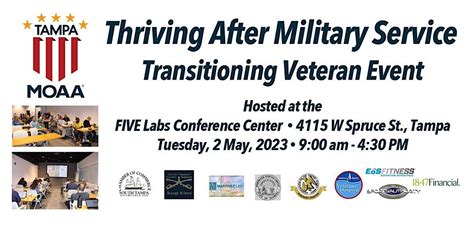 thriving  military service  ranks transition seminar  labs tampa fl