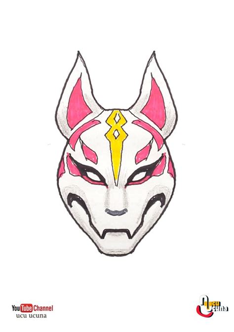 draw drift  mask  fortnite battle royal art tutorial