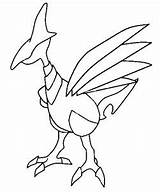 Skarmory Step Draw Pokemon Hellokids sketch template