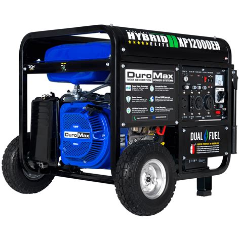 duromax  watt hp portable hybrid gas propane generator rv home standby  ebay