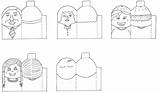 Finger Family Puppets Coloring Printables Printable Puppet Pages Sketchite Patterns Activities sketch template