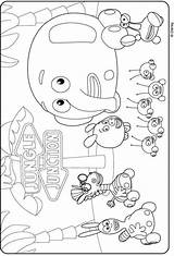Jungle Junction Coloring Pages Kids Fun Disney Junior Colouring sketch template