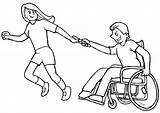Disabilities Handicap Disability Handicapped Getdrawings sketch template