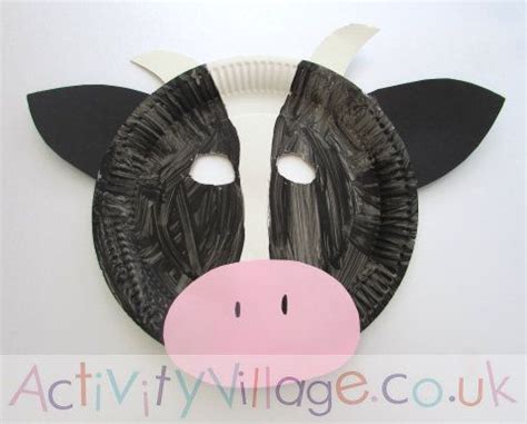 mask  mask  craft paper plate animals