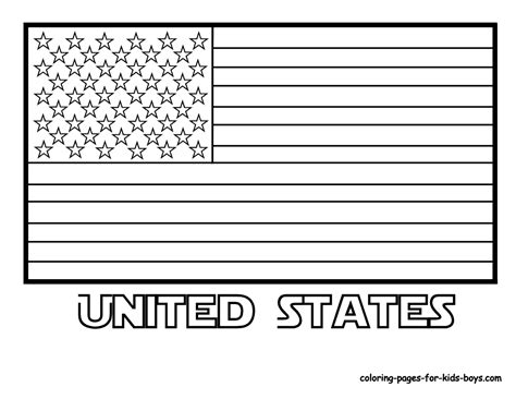 usa flag coloring pages maps  flags geography pinterest