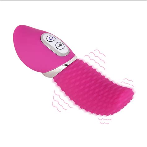 Multispeed Silicone Tongue Oral Vibrator G Spot Clit Massager Sex Toy